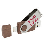 50063 Wood Flash Drive